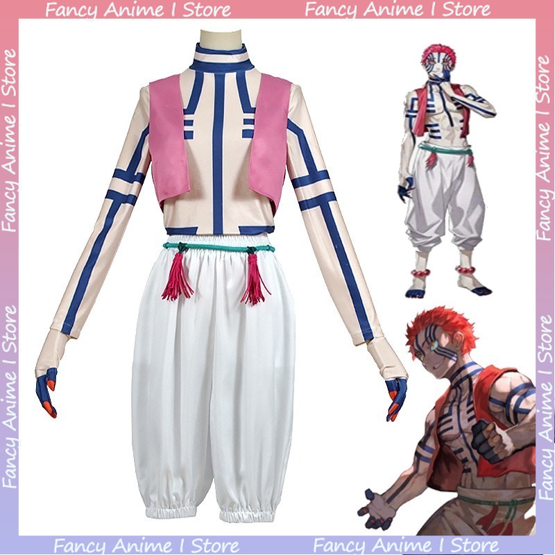 Anime Cosplay Festival - アニメ Akaza コスプレ衣装ハンサムな大人のパーティープレイスーツファッションユニセックスコスプレ衣装フェスティバル女性男性ドレスアップ服