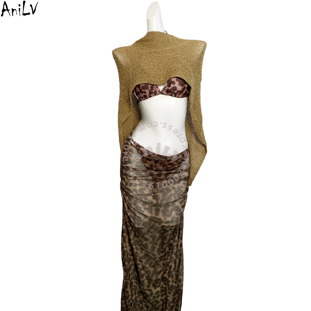 Egypt Cosplay Anime - AniLV 古代エジプトファラオ女王衣装コスチュームアニメガールビーチ休暇レオタードビキニ水着コスプレ