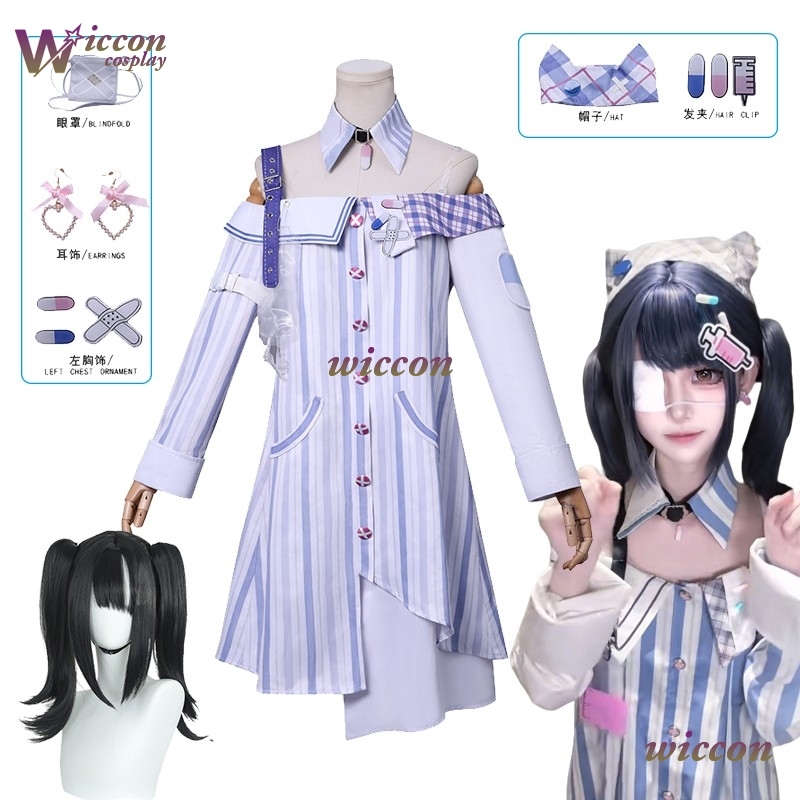 Anime Cosplay Outfit Ideas - アイパッチ ジライケイ インフィニティニッキ コスプレ衣装 ウィッグ 風変わりなアイデア