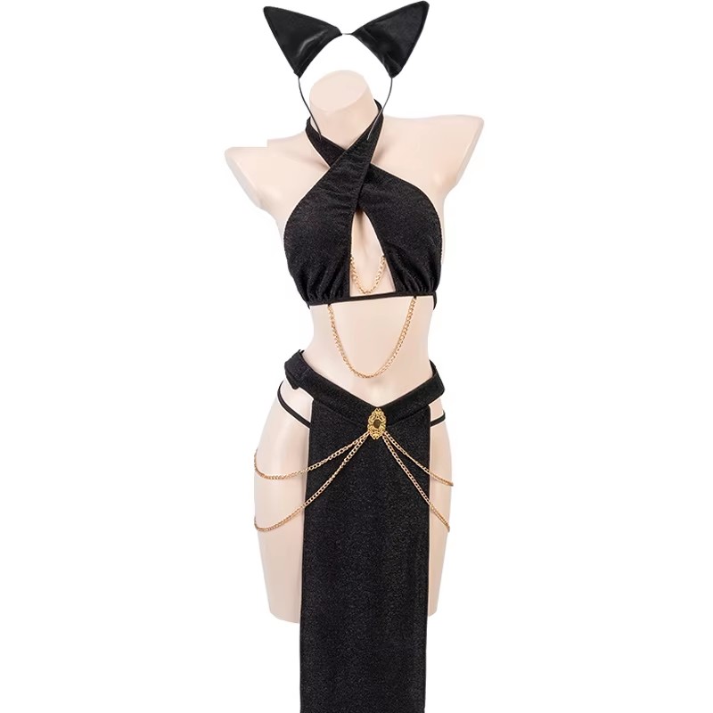 Egypt Cosplay Anime - 女性のための映画の衣装,シック,Vネック,漫画のキャラクターのスカート,コスプレスーツ,2023コレクション