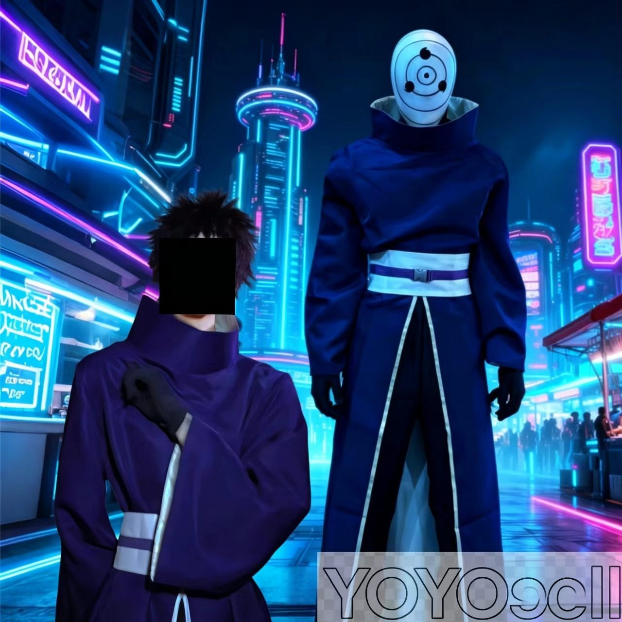 うちはオビトコスプレ衣装アニメ忍者忍者暁ローブハロウィンカー - Anime Cosplay Ninja のレビューと価格