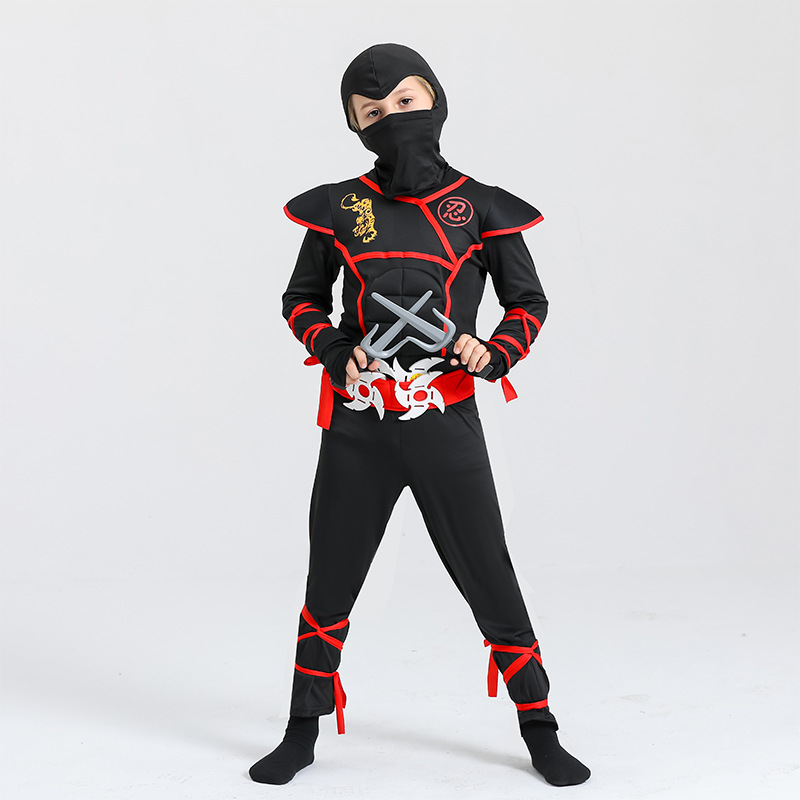 忍者コスチューム 男の子用 アクセサリー付き デラックスキッ - Anime Cosplay Outfit Ideas のレビューと価格