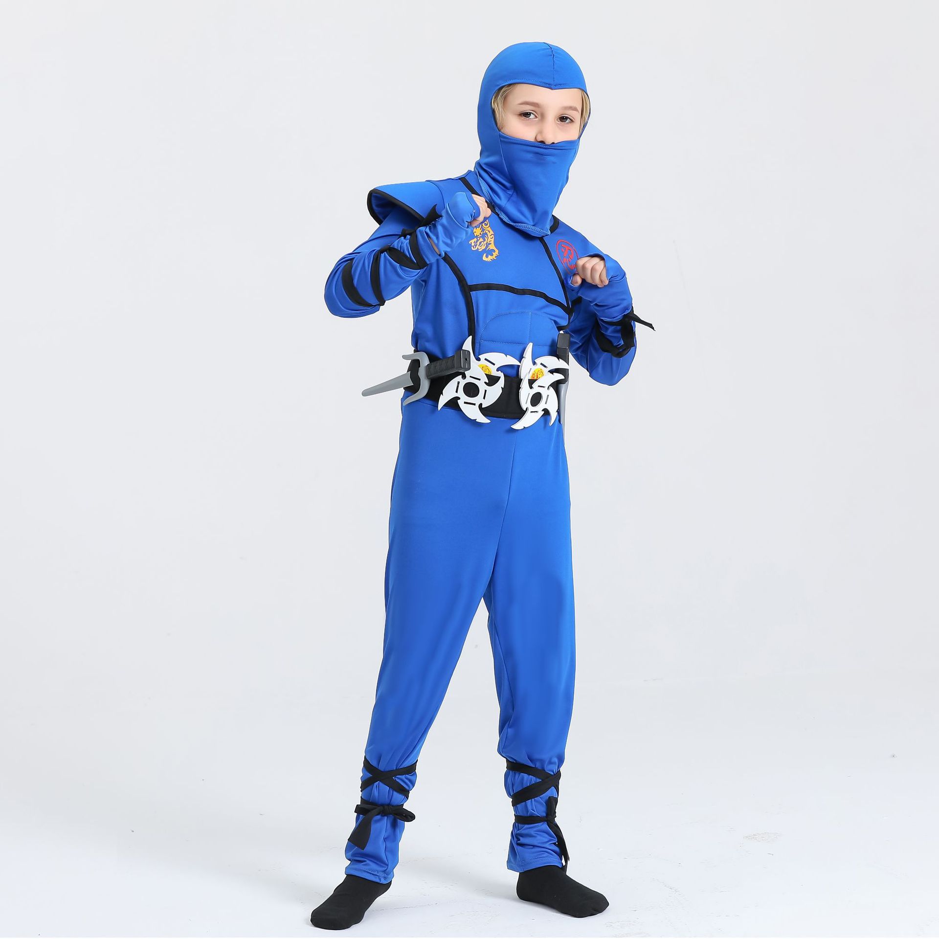 忍者コスチューム 男の子用 アクセサリー付き デラックスキッ - Anime Cosplay Outfit Ideas のレビューと価格