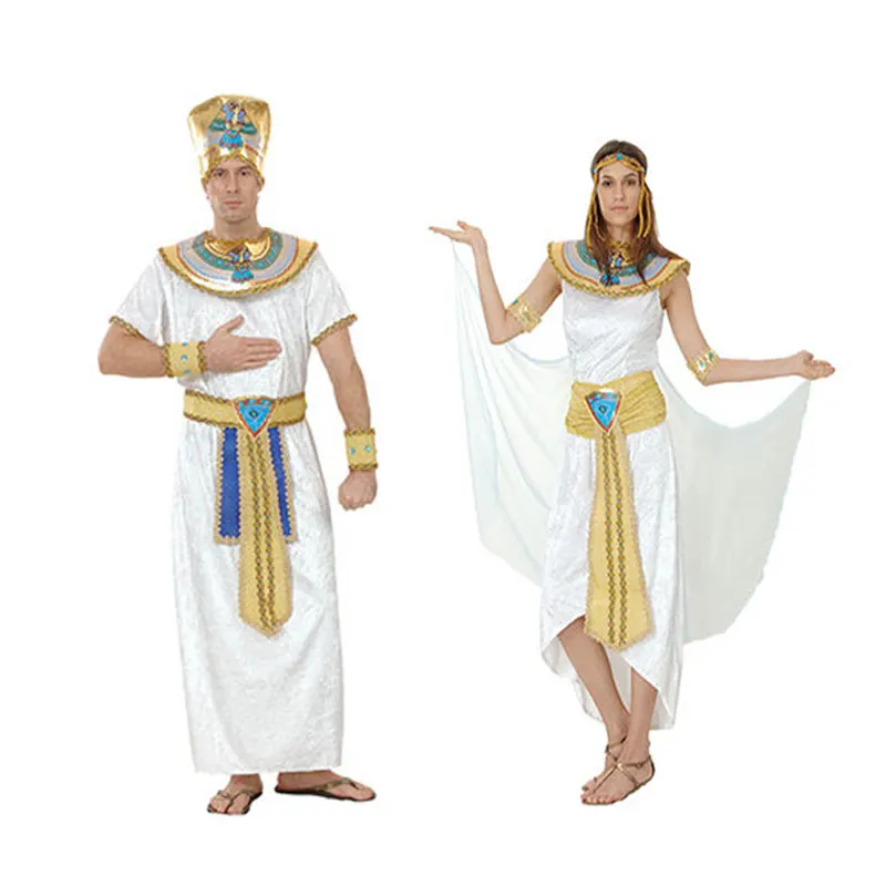 ハロウィンコスチューム古代エジプトエジプトファラオ王皇后クレ - Egypt Cosplay Anime のレビューと価格