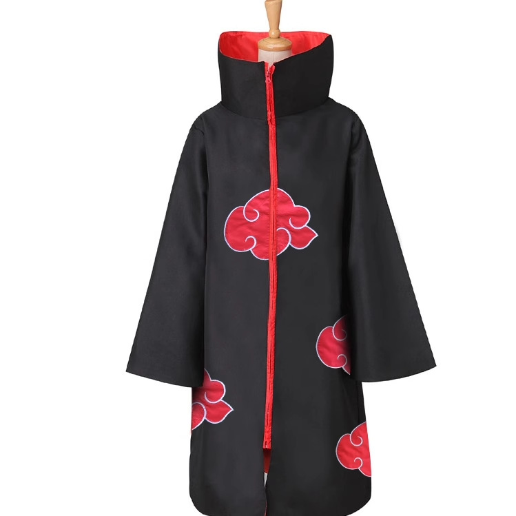 アニメ火影暁コスプレ忍者衣装マントとヘッドバンド痛みうちはイ - Anime Cosplay Ninja のレビューと価格