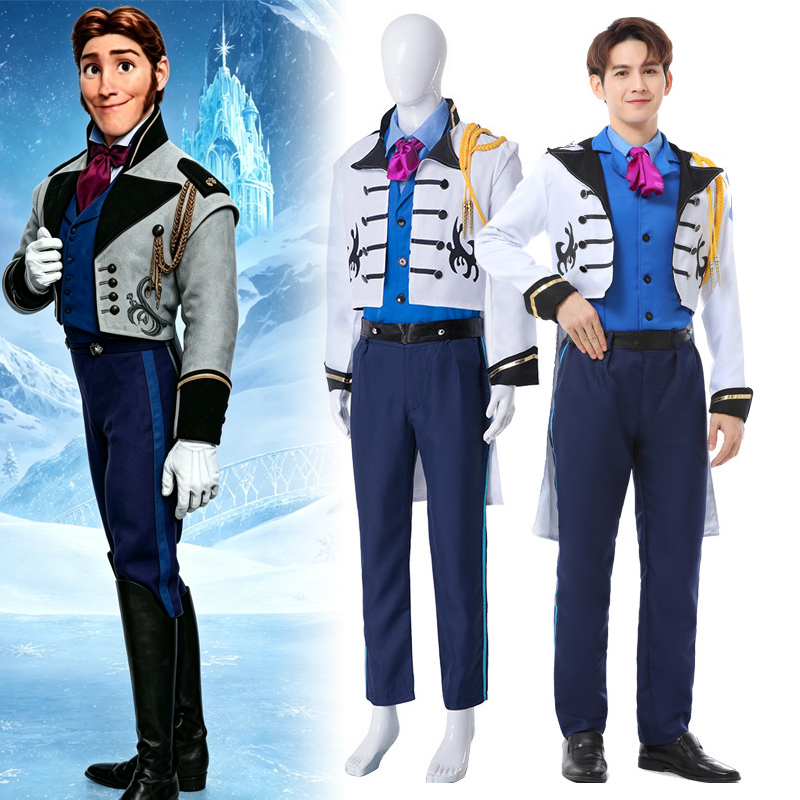 ハロウィンパーティー雪の女王氷と雪のロマンス服王子ハンスアナ - Anime Cosplay Romance のレビューと価格