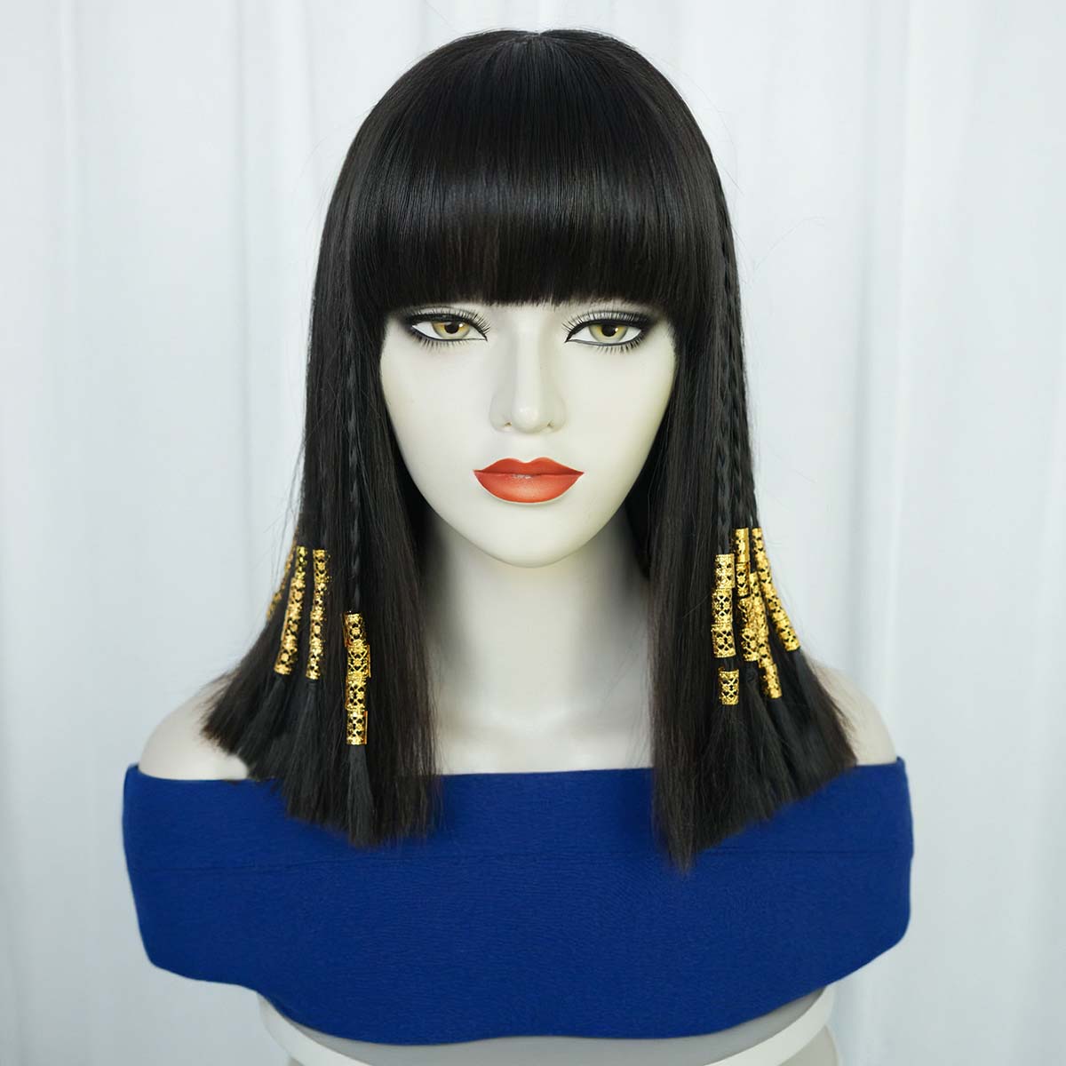 ファッションウィッグ女性ハロウィンコスチューム小道具エジプト - Egypt Cosplay Anime のレビューと価格