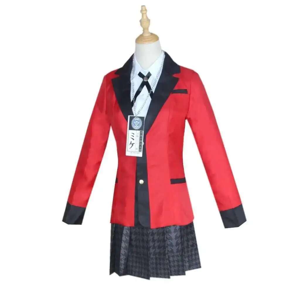アニメ賭ケグルイ Jabami 夢子コスプレ衣装ハロウィンさ - Anime Cosplay Ninja のレビューと価格