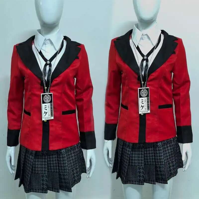 アニメ賭ケグルイ Jabami 夢子コスプレ衣装ハロウィンさ - Anime Cosplay Ninja のレビューと価格