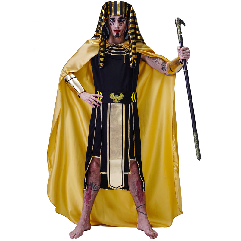 ハロウィン男性古代エジプト女王コスチュームコスプレハロウィン - Egypt Cosplay Anime のレビューと価格