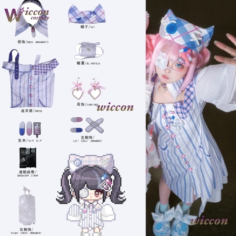 アイパッチ ジライケイ インフィニティニッキ コスプレ衣装  - Anime Cosplay Outfit Ideas のレビューと価格
