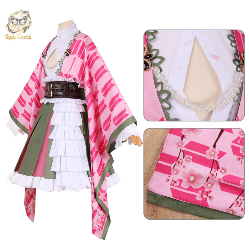 甘露寺蜜璃 5周年記念祭り コスプレ メイド服 アニメコスチ - Anime Cosplay Festival のレビューと価格