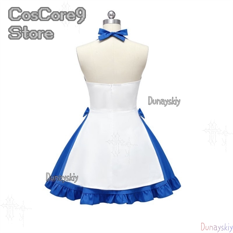 ブルーキャラクタードレスゼノ夏ハロウィン後フルコスプレ衣装女 - Zenos Anime Cosplay のレビューと価格