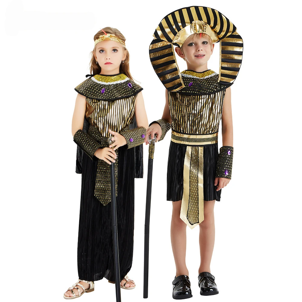古代エジプトの衣装 エジプトのファラオ クレオパトラ 王子  - Egypt Cosplay Anime のレビューと価格