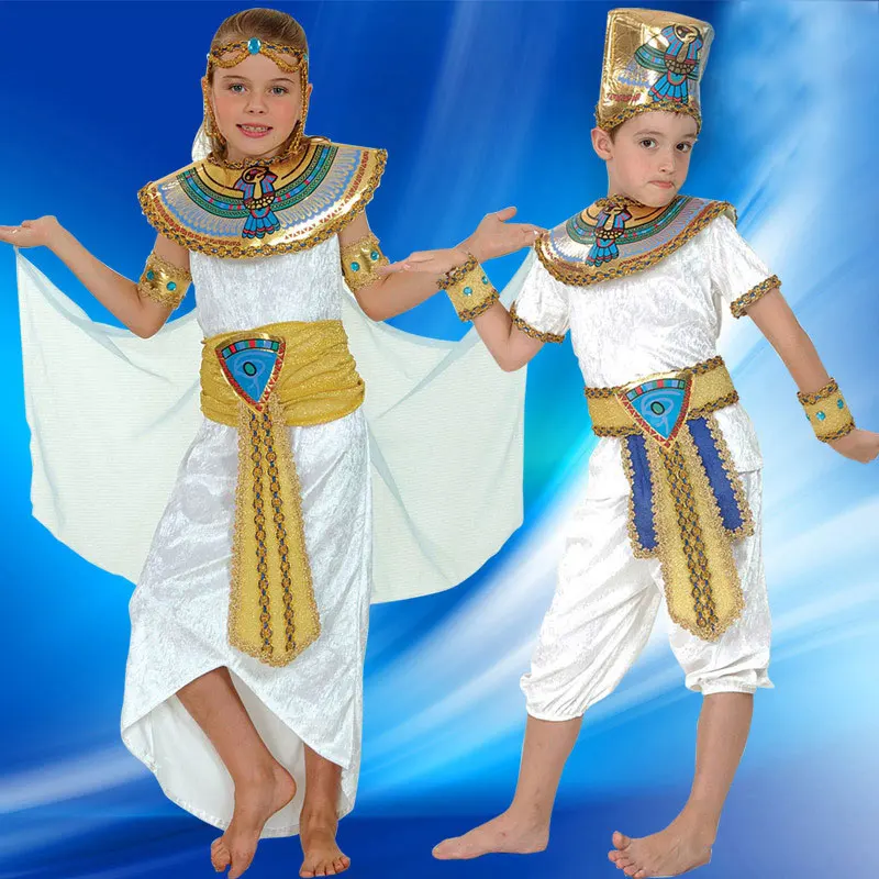 古代エジプトの衣装 エジプトのファラオ クレオパトラ 王子  - Egypt Cosplay Anime のレビューと価格